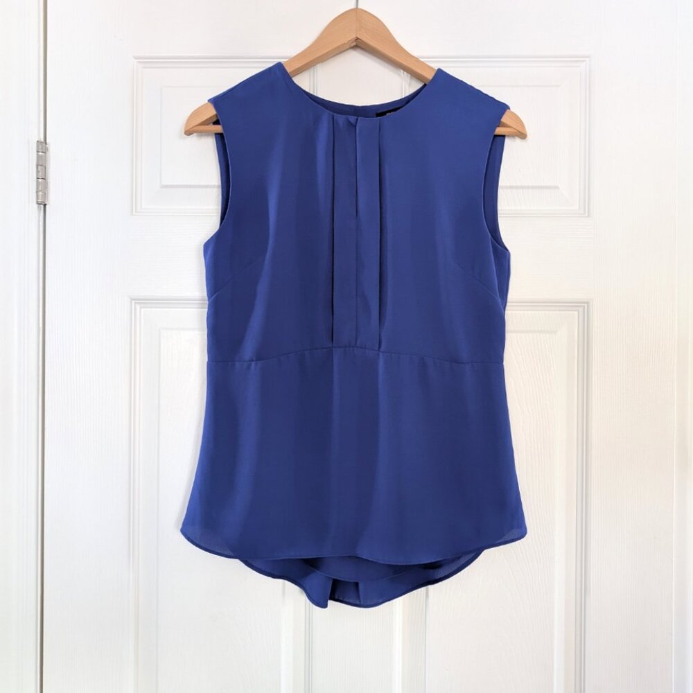 RW&CO sleeveless keyhole top royal blue size XS - Picture 1 of 16